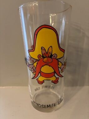 Looney Tunes Yosemite Sam Pepsi Collector Series Glass